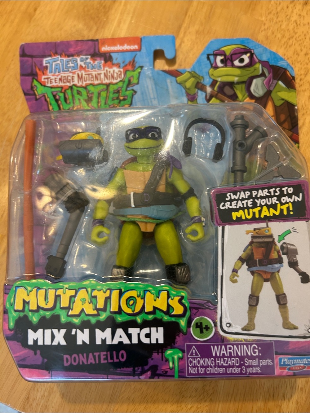 Nickelodeon Donatello Action Figure - Purple & Green